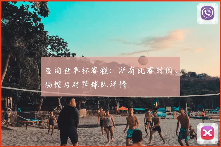 查询世界杯赛程:所有比赛时间、场馆与对阵球队详情